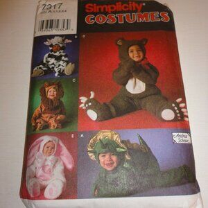 Vintage 7317 Simplicity Costume cut sewing pattern